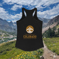 Modern F and B Gold Women's Ideal Racerback Tank
