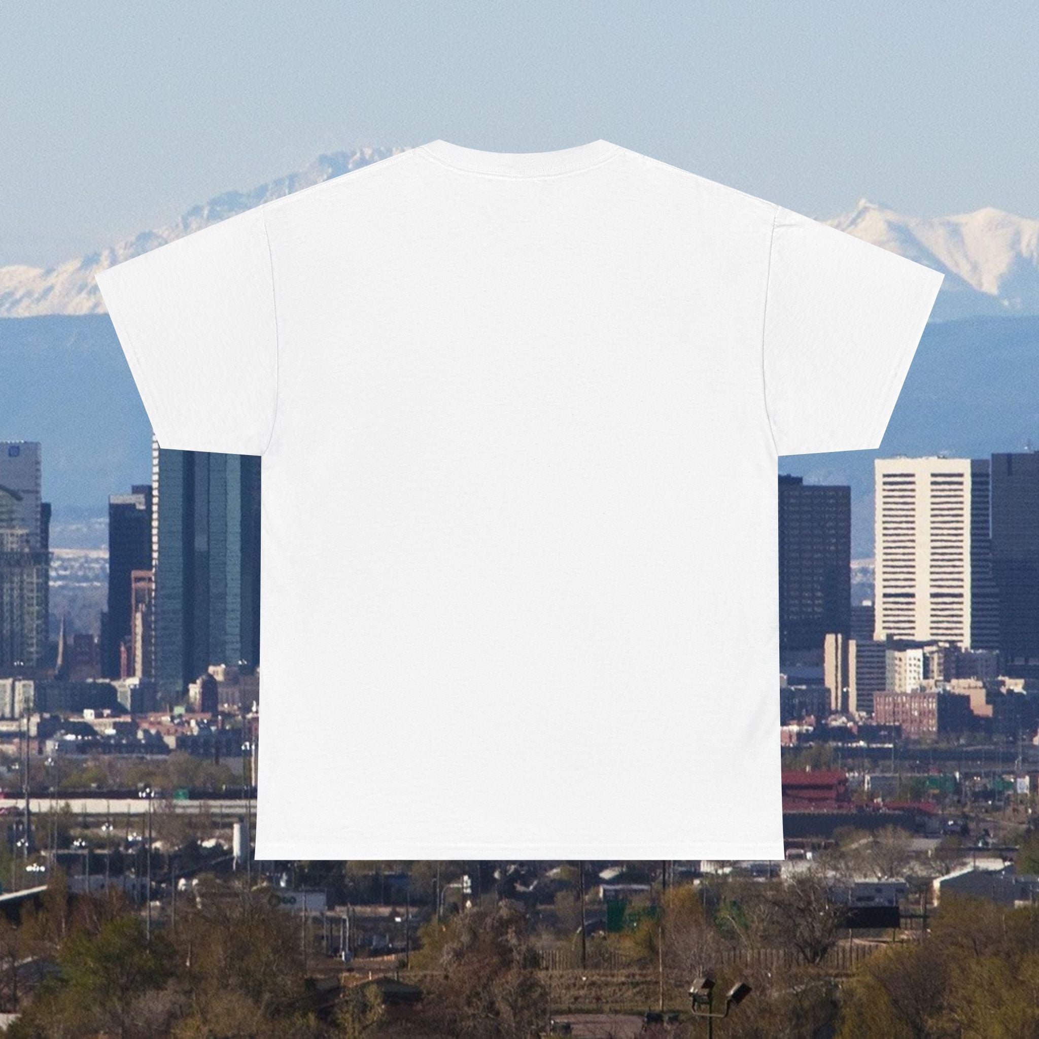 Modern Full Front Mountain Logo T-Shirt — "The Great State of Colorado" Explore Discover Call It Home