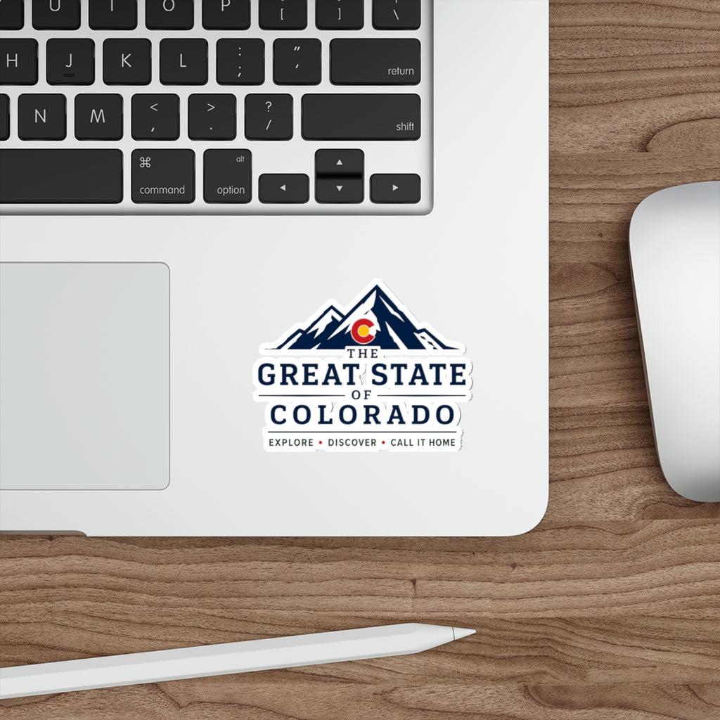 Classic Die-Cut Stickers The Great State Of Colorado