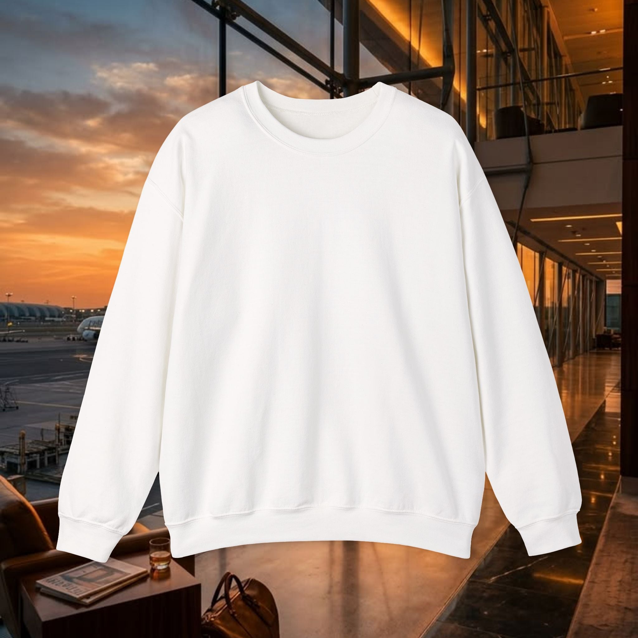 Compass Colorado Mountain Crewneck Sweatshirt — The Great State of Colorado Graphic