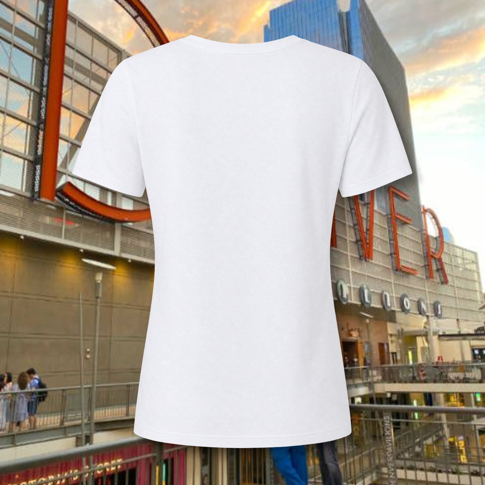 Classic Women's Relaxed Heather CVC V-Neck Tee