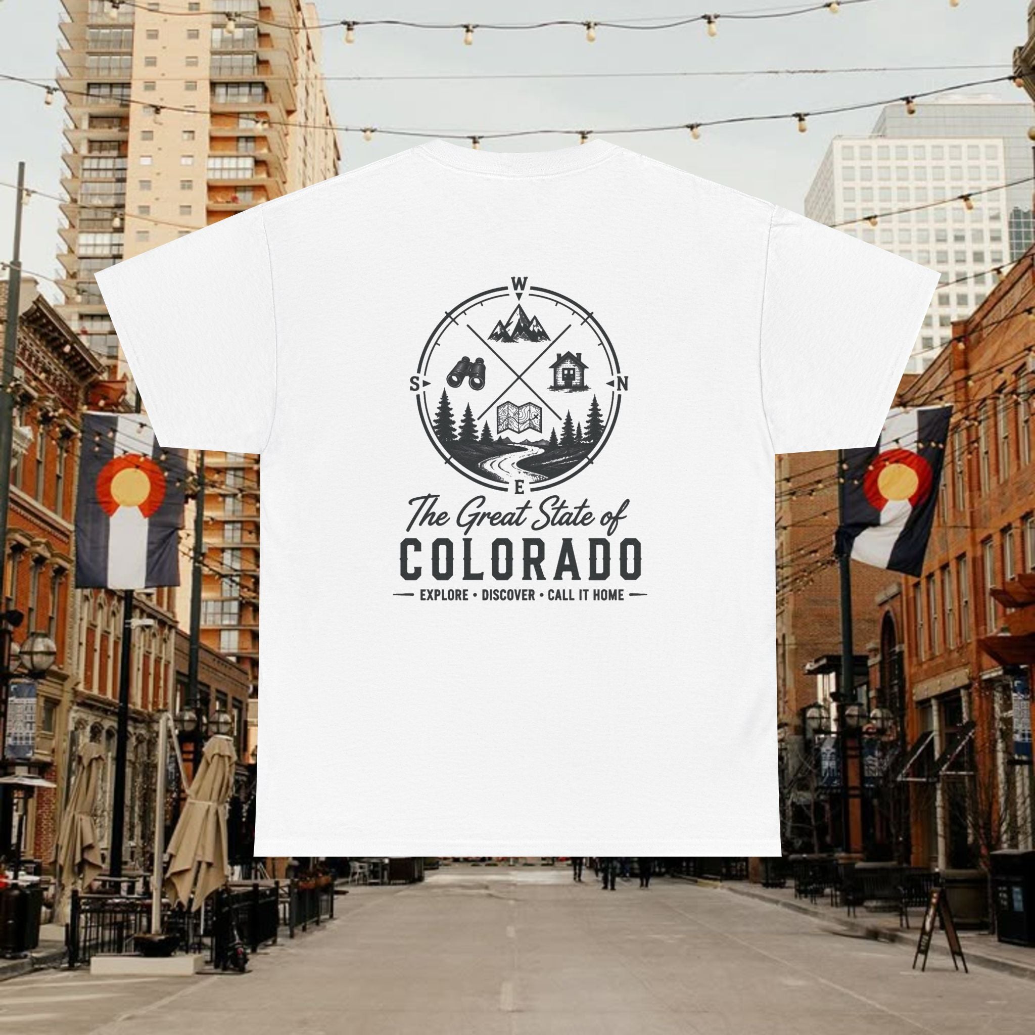 Heritage Back T-Shirt — The Great State of Colorado Graphic Tee