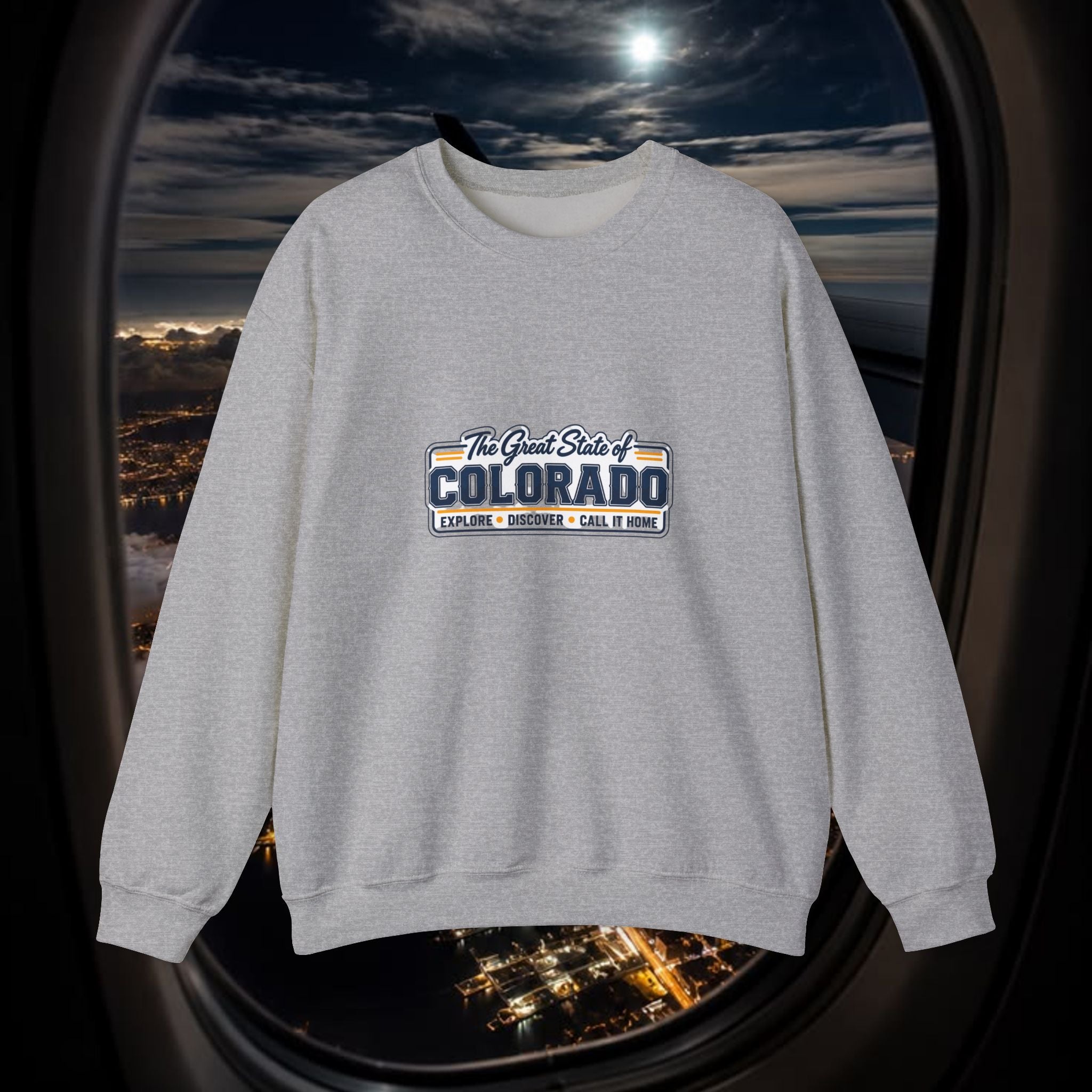 Vintage Colorado Crewneck Sweatshirt — The Great State of Colorado Retro Logo