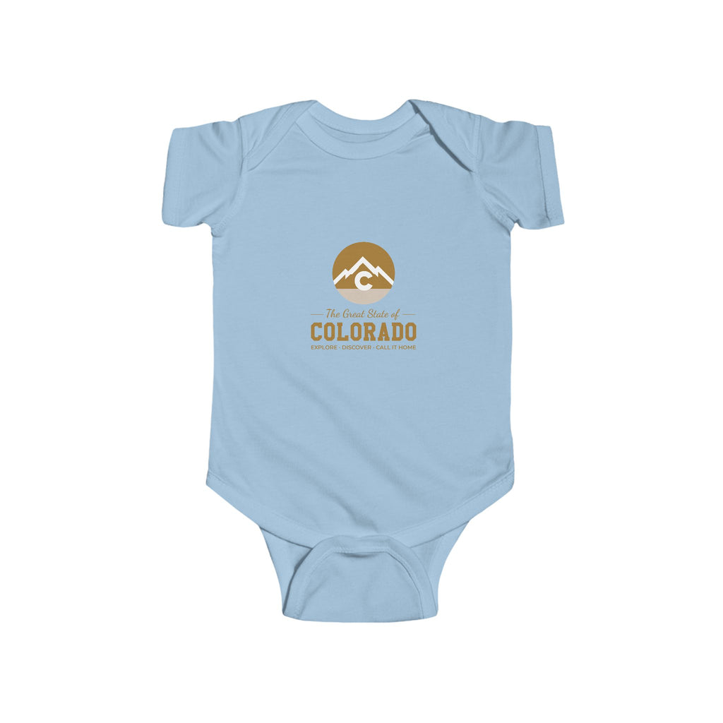 Colorado Mountain Baby Bodysuit – The Summit of Colorado Infant Onesie