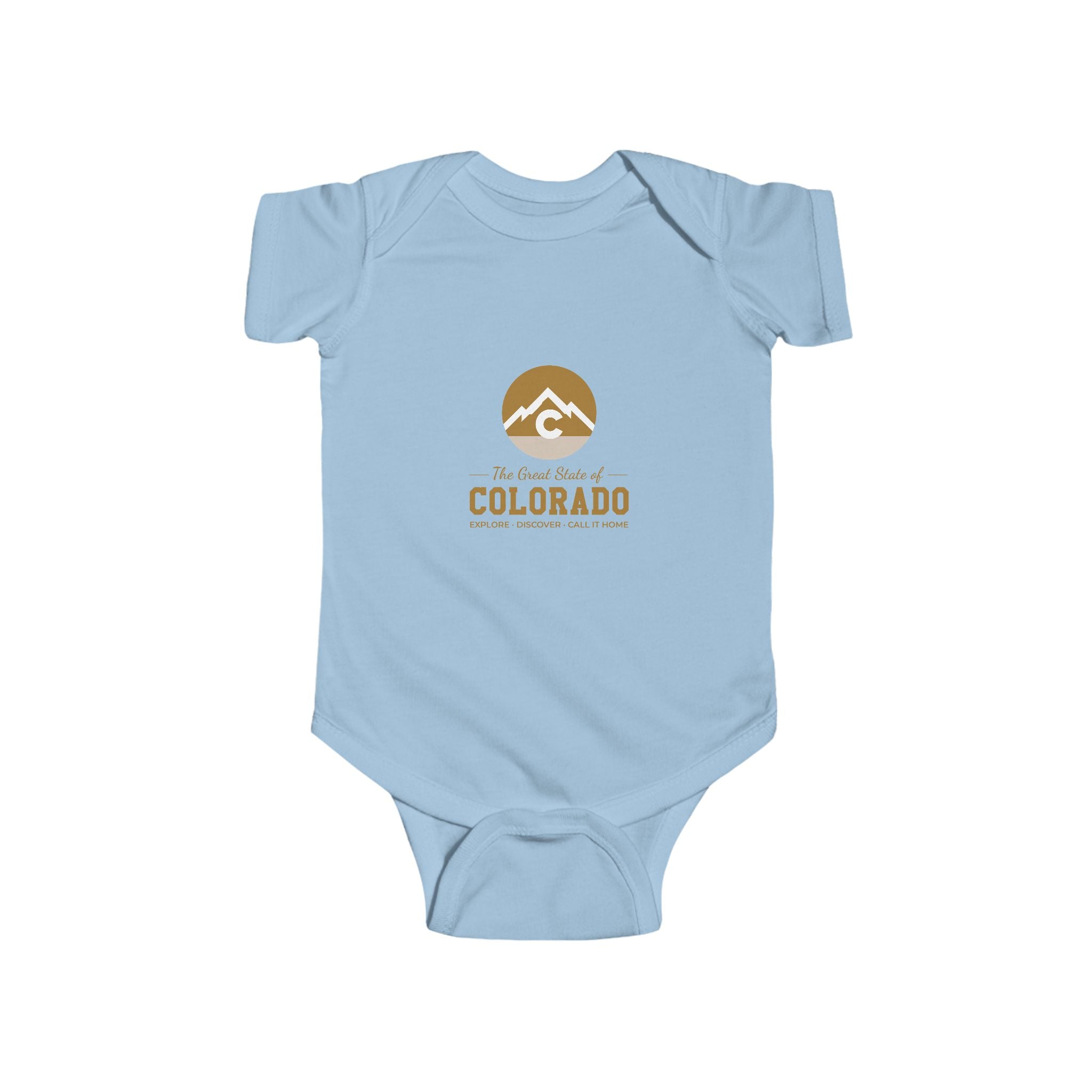 Colorado Mountain Baby Bodysuit – The Summit of Colorado Infant Onesie
