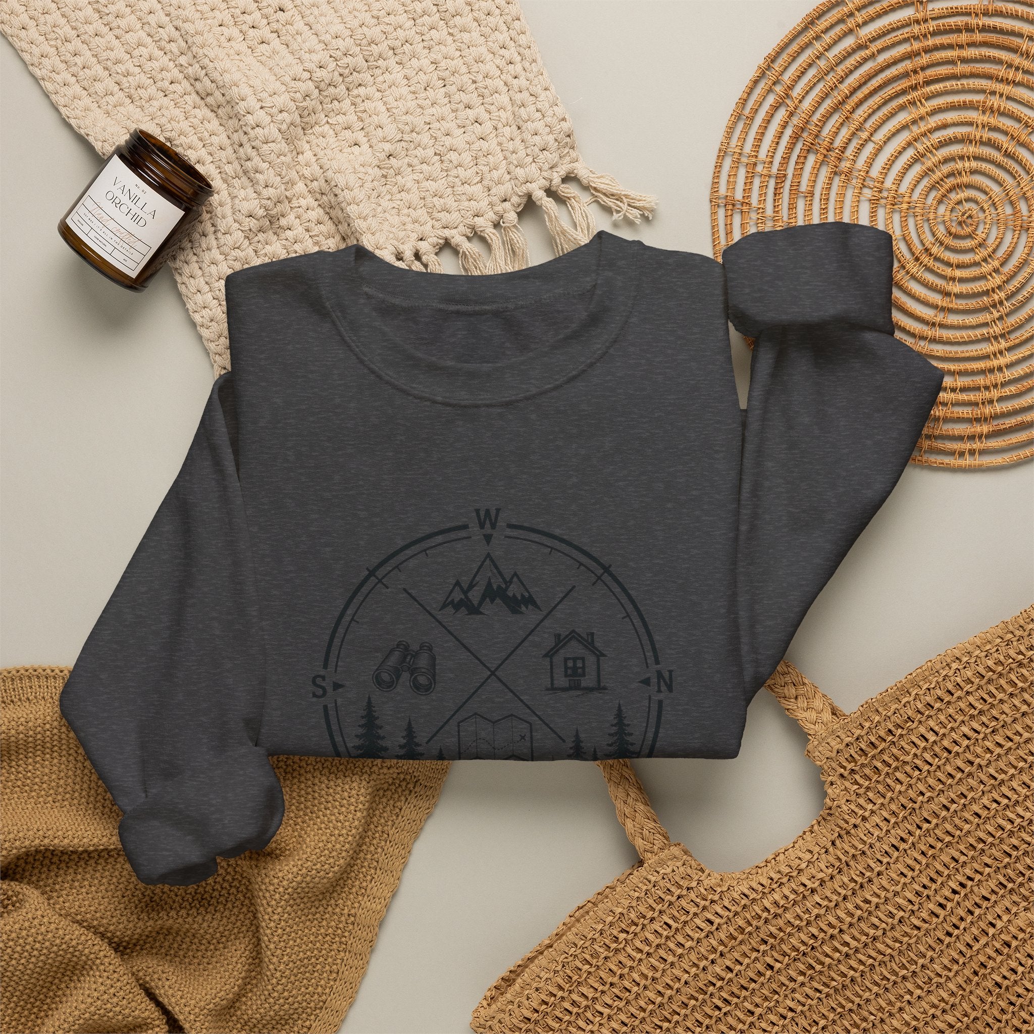 Heritage Colorado Crewneck Sweatshirt – The Great State of Colorado Graphic Pullover