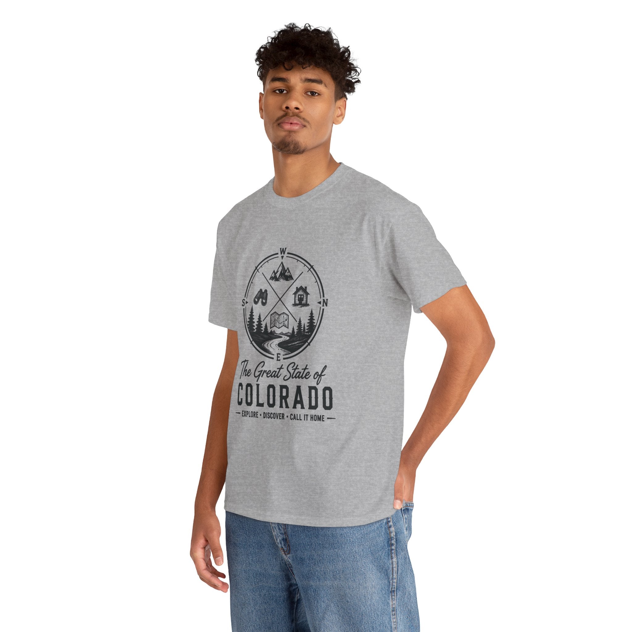 Heritage Front T-Shirt — The Great State of Colorado Explorer Tee