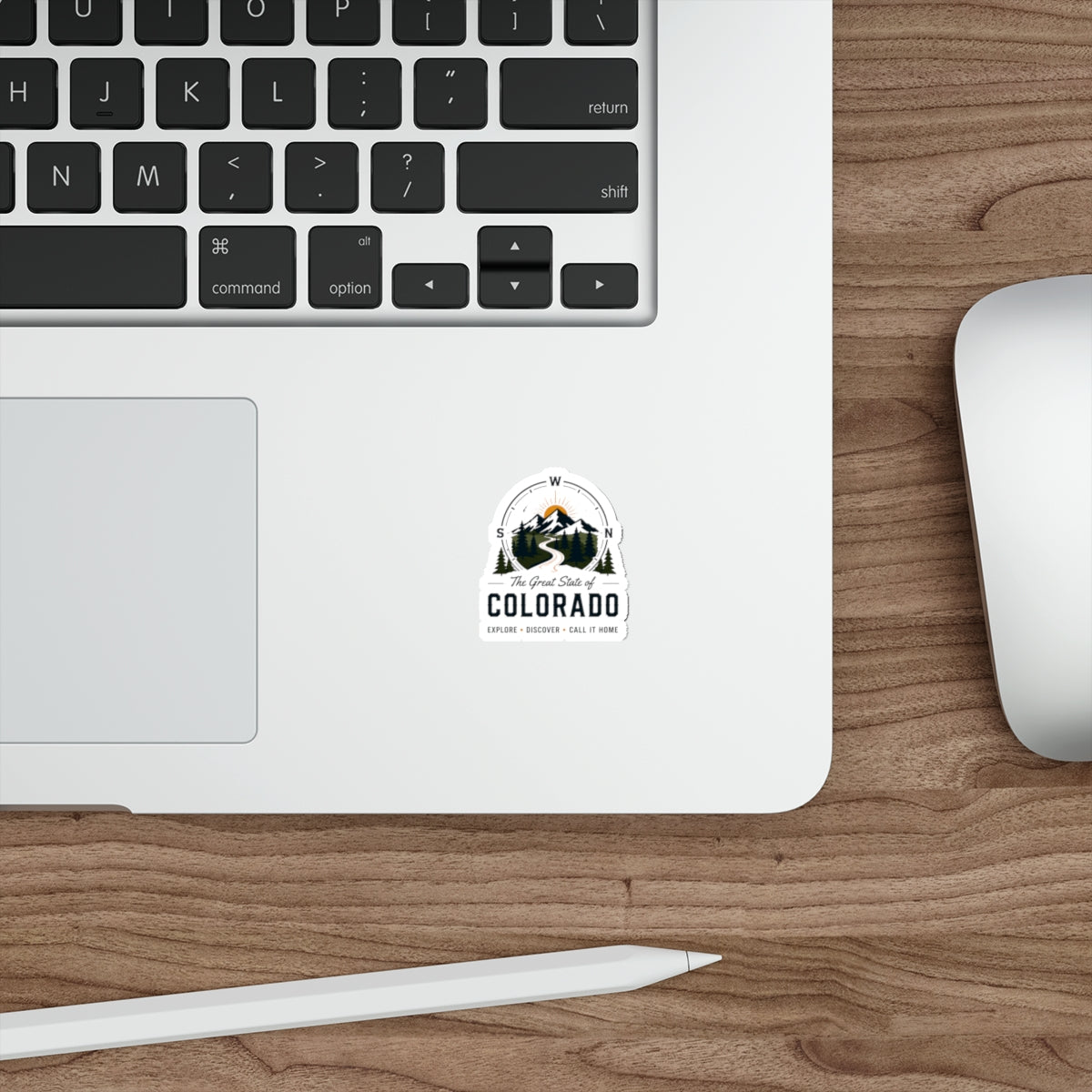 Compass Die-Cut Stickers The Great State Of Colorado