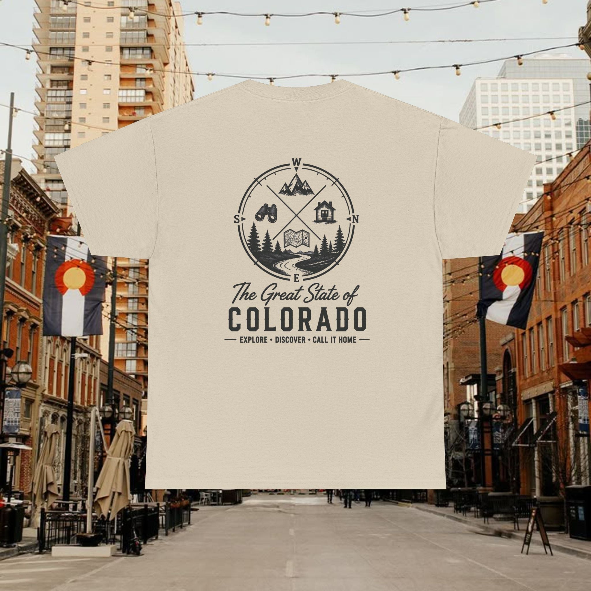 Heritage Back T-Shirt — The Great State of Colorado Graphic Tee