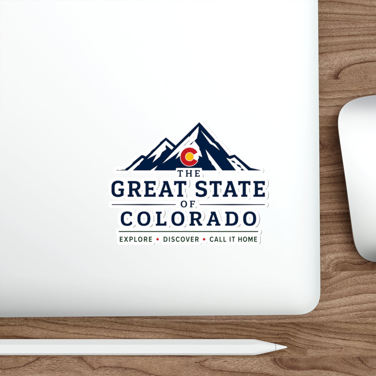 Classic Die-Cut Stickers The Great State Of Colorado