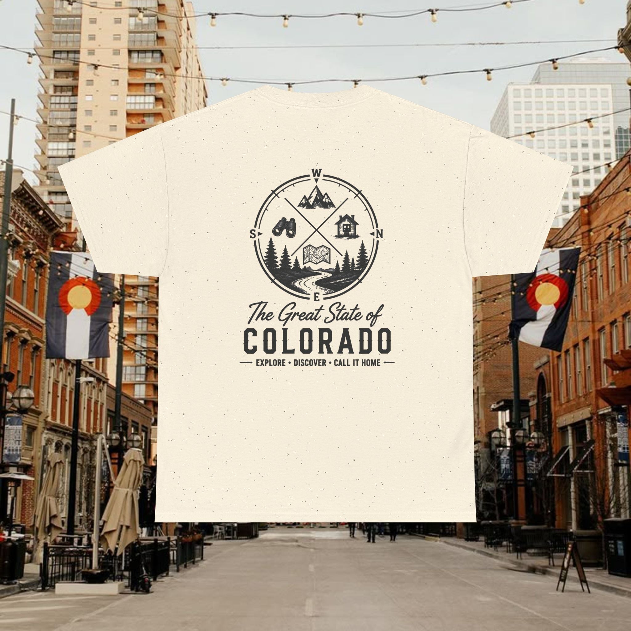 Heritage Back T-Shirt — The Great State of Colorado Graphic Tee