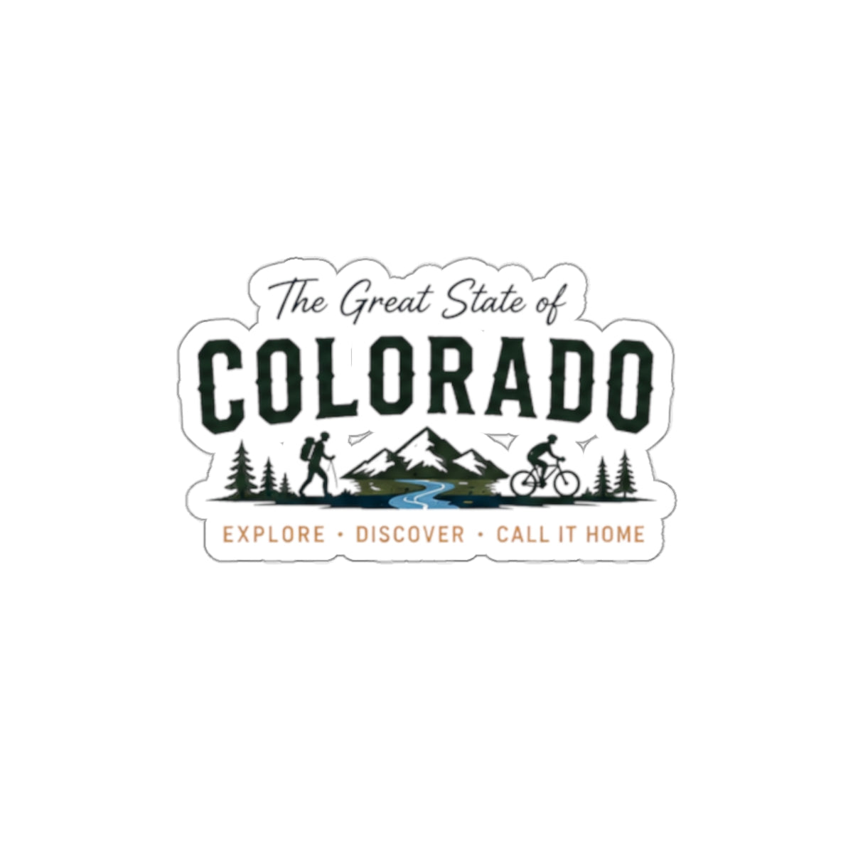 The Great State Of Colorado Die-Cut Stickers