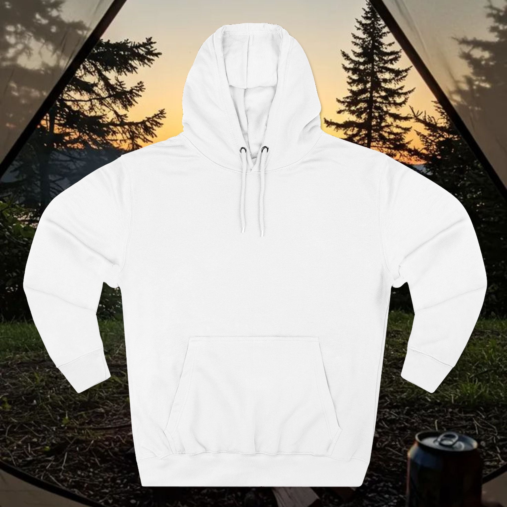 Classic Personable Colorado Mountain Hoodie — The Great State of Colorado Graphic Fleece Pullover