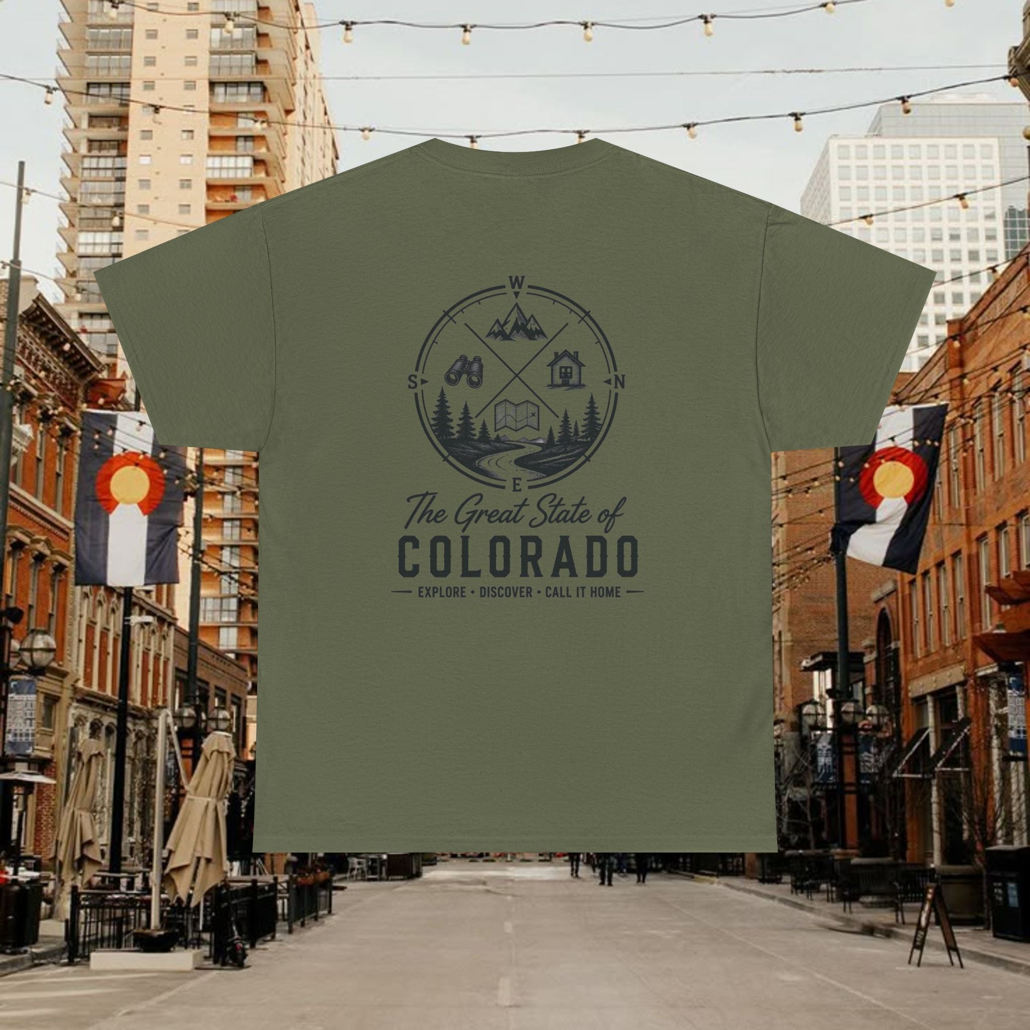 Heritage Back T-Shirt — The Great State of Colorado Graphic Tee