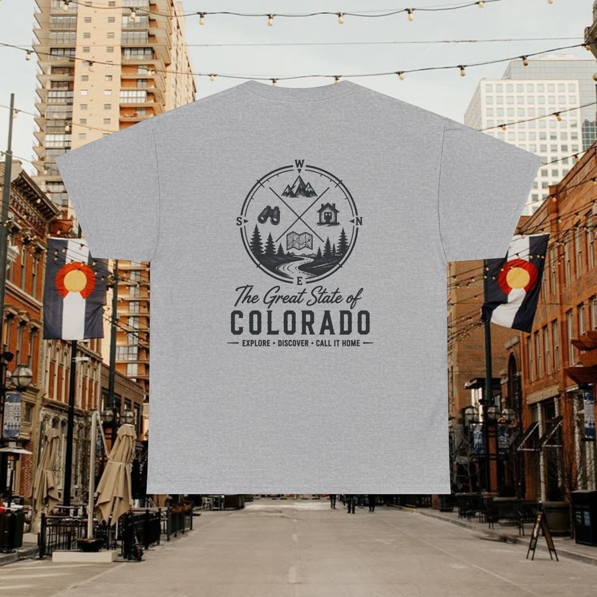 Heritage Back T-Shirt — The Great State of Colorado Graphic Tee
