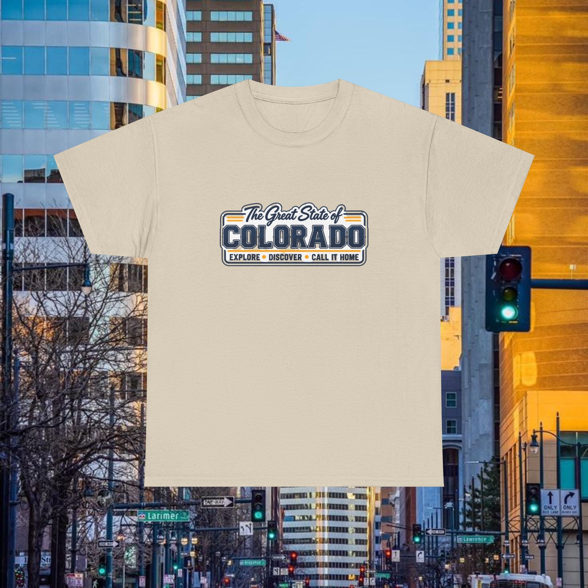 Old School Colorado State Tee — "The Great State of Colorado" T-Shirt
