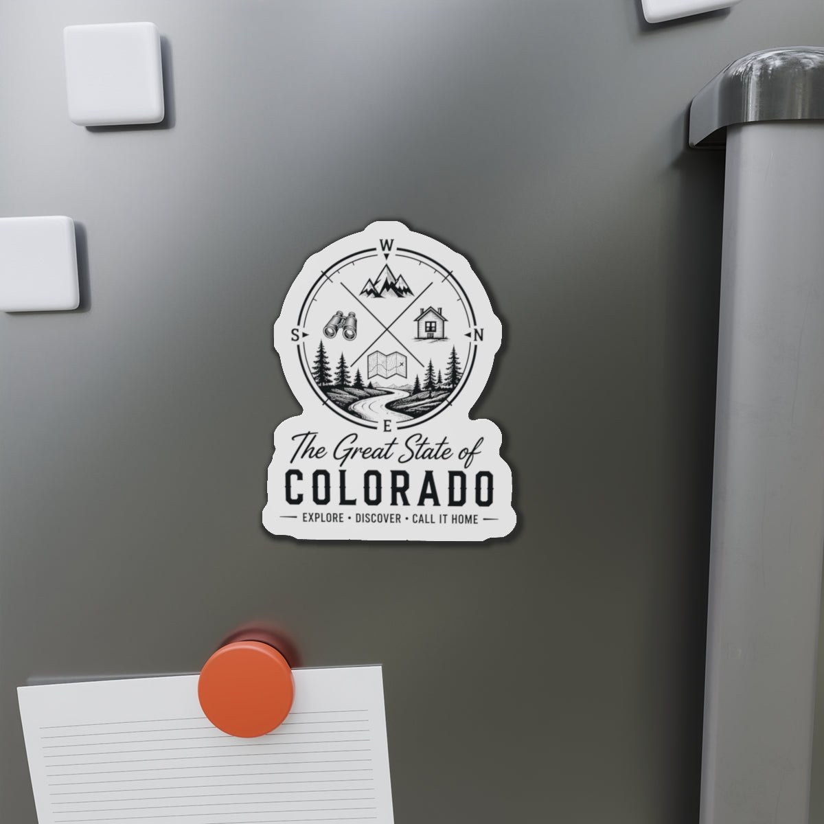 Colorado Die-Cut Magnet — The Great State of Colorado Adventure Compass
