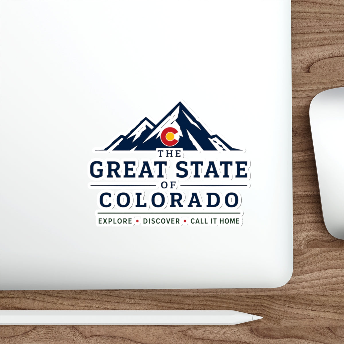Classic Die-Cut Stickers The Great State Of Colorado