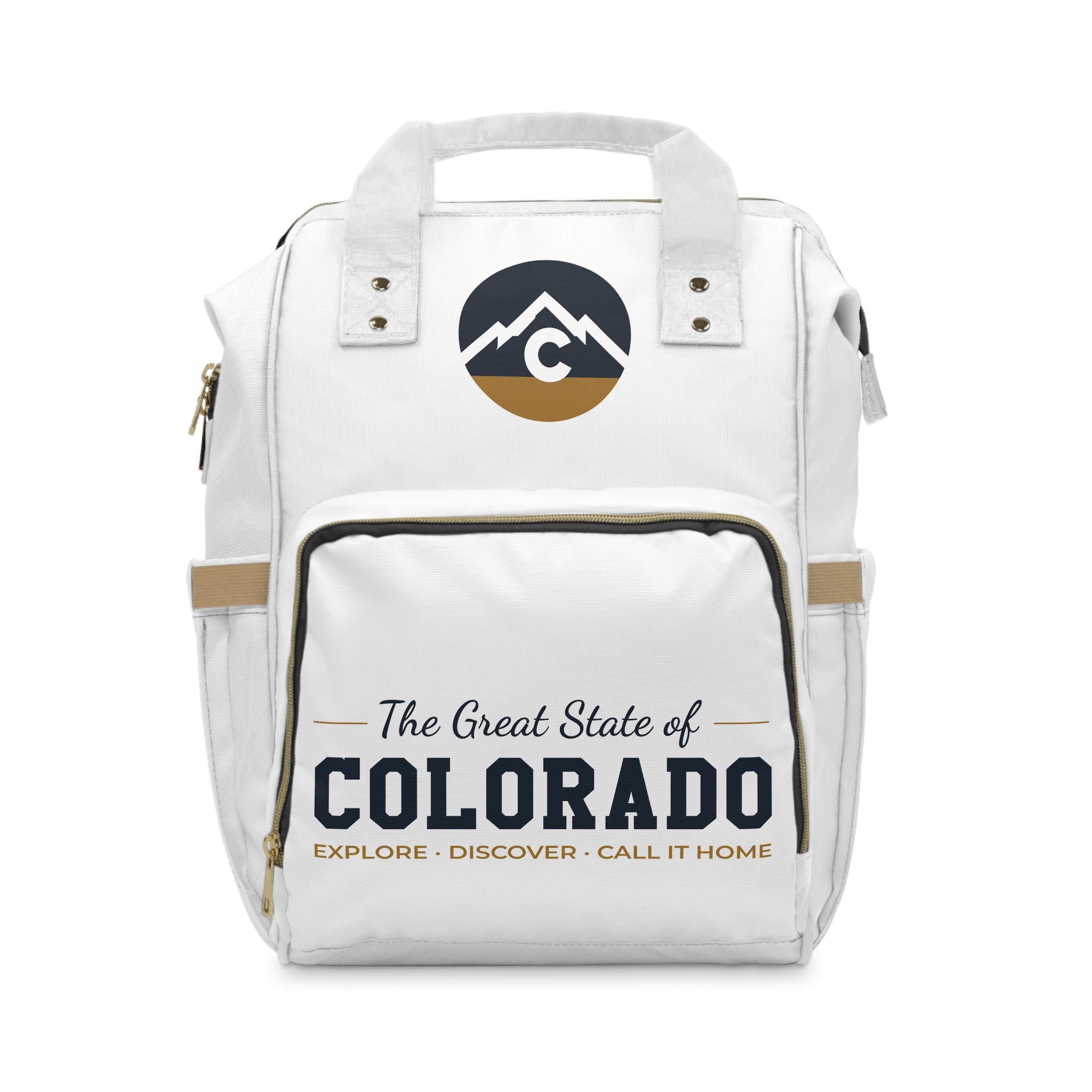 Baby Collection Colorado Mountain Logo Diaper Backpack — Multifunctional Baby Travel Bag