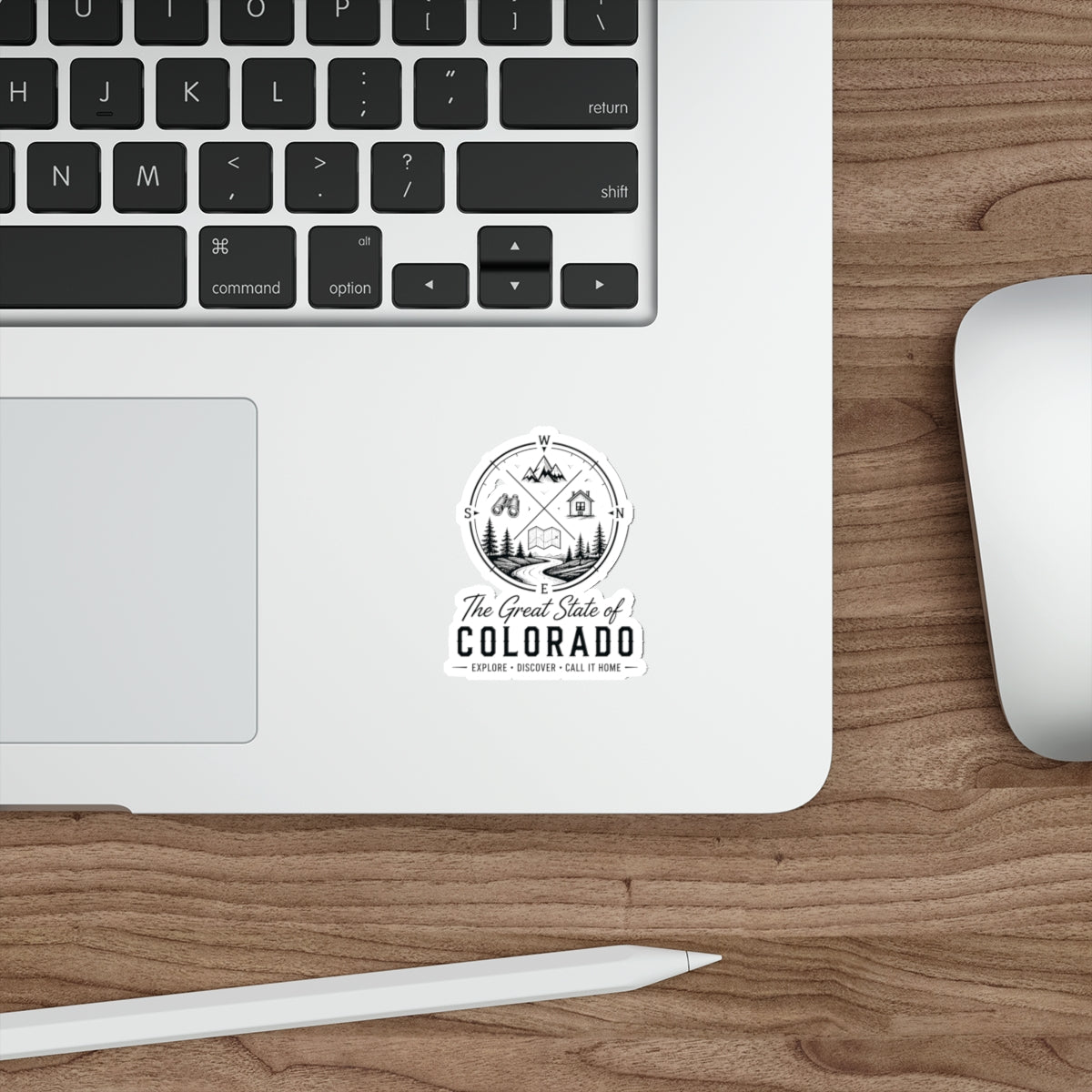 Heritage Colorado Adventure Die-Cut Sticker – The Great State of Colorado, Explore • Discover • Call It Home