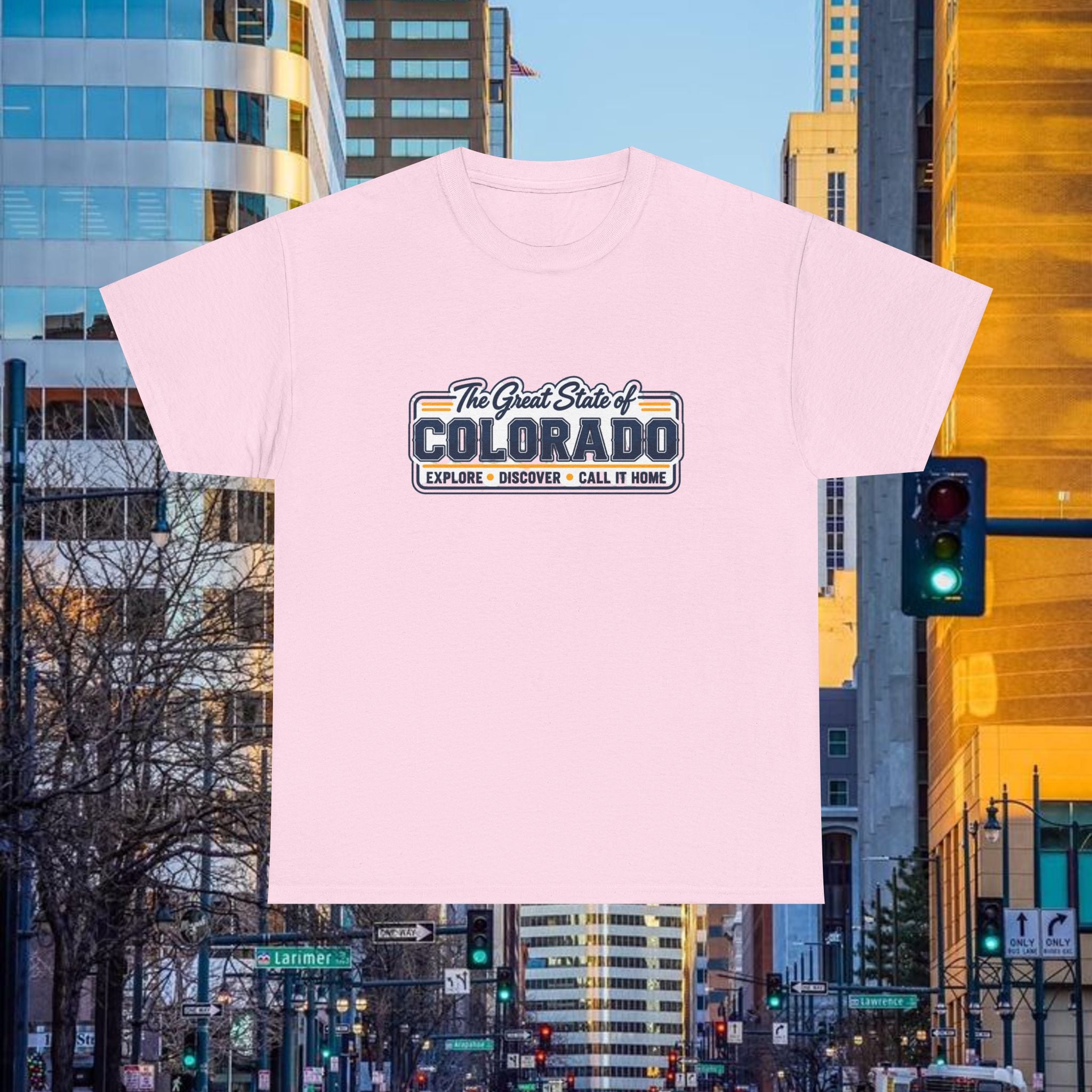 Old School Colorado State Tee — "The Great State of Colorado" T-Shirt