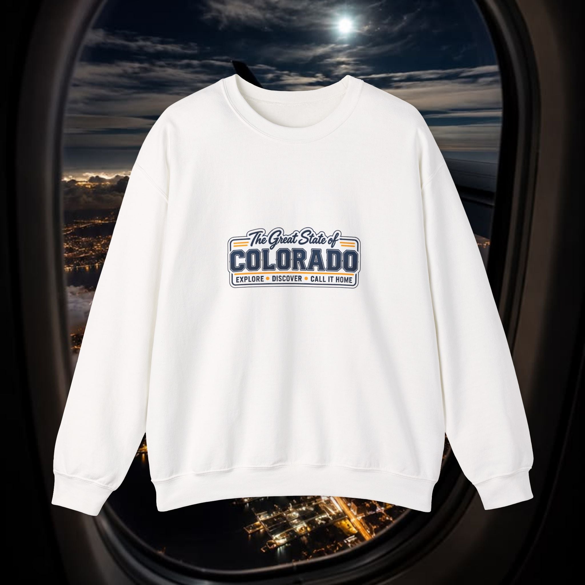 Vintage Colorado Crewneck Sweatshirt — The Great State of Colorado Retro Logo