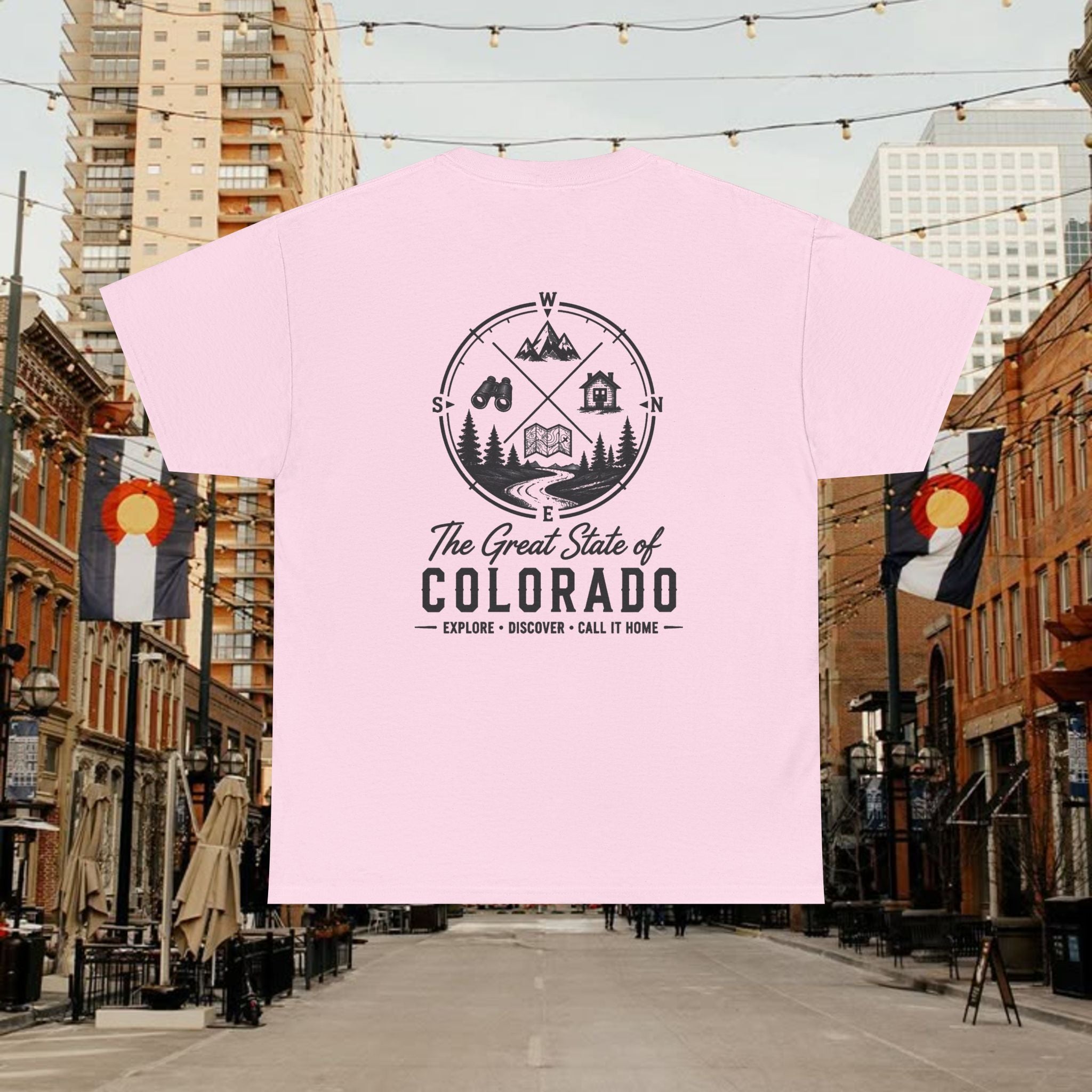 Heritage Back T-Shirt — The Great State of Colorado Graphic Tee