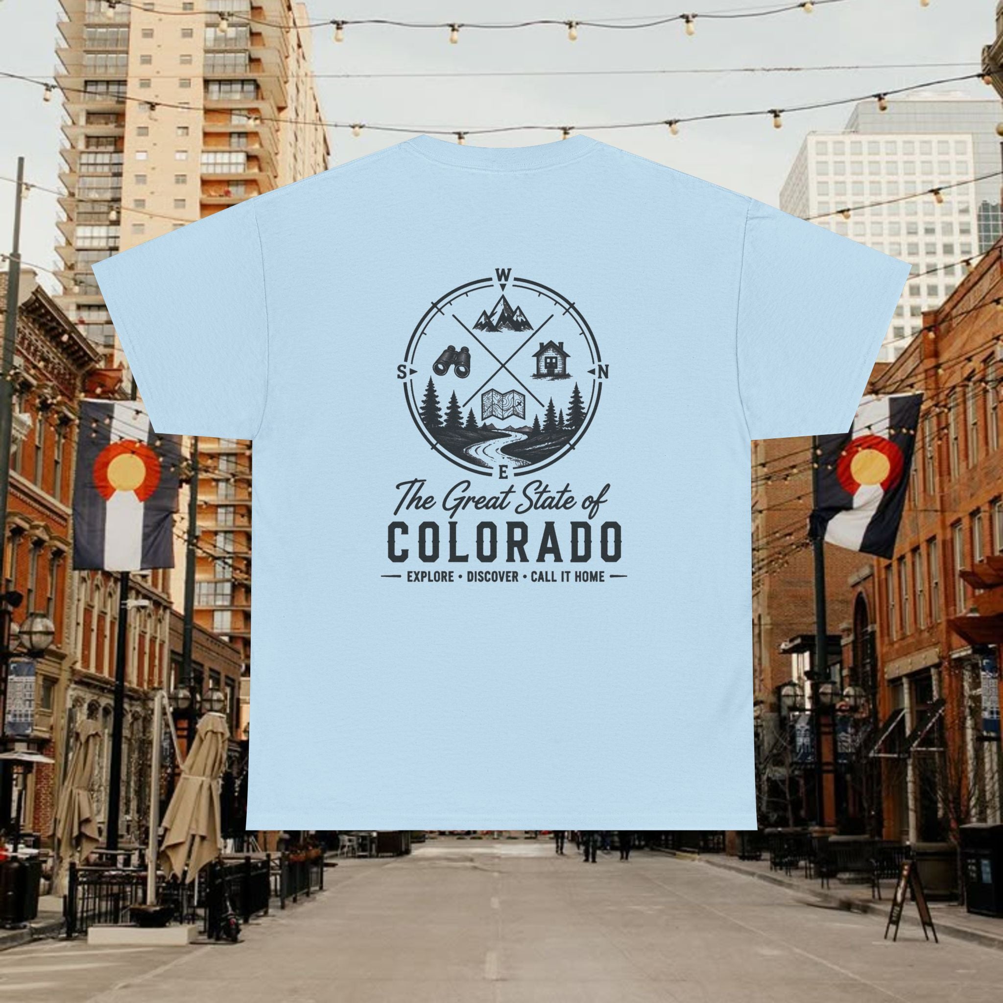 Heritage Back T-Shirt — The Great State of Colorado Graphic Tee