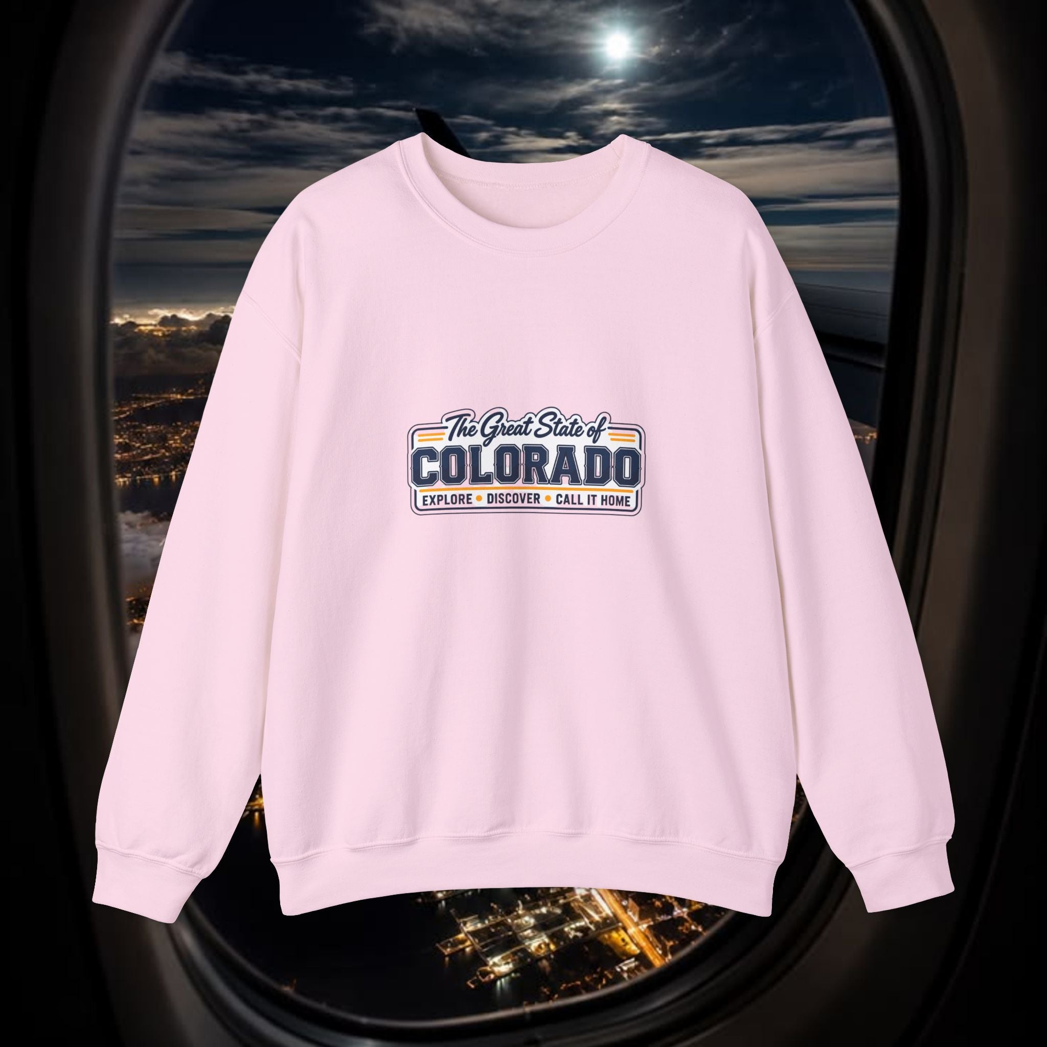 Vintage Colorado Crewneck Sweatshirt — The Great State of Colorado Retro Logo