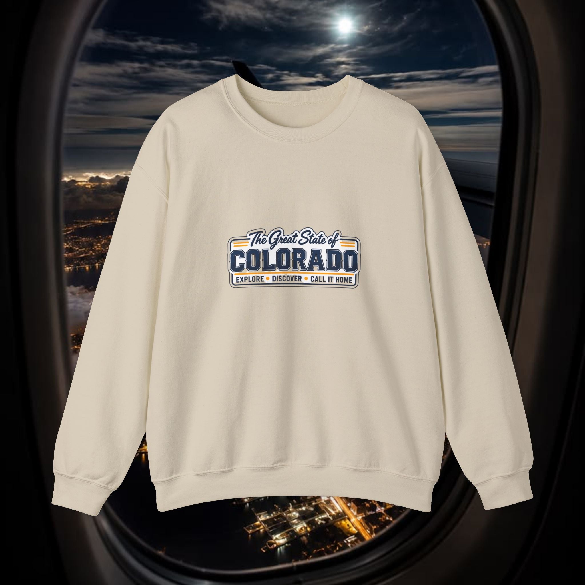 Vintage Colorado Crewneck Sweatshirt — The Great State of Colorado Retro Logo